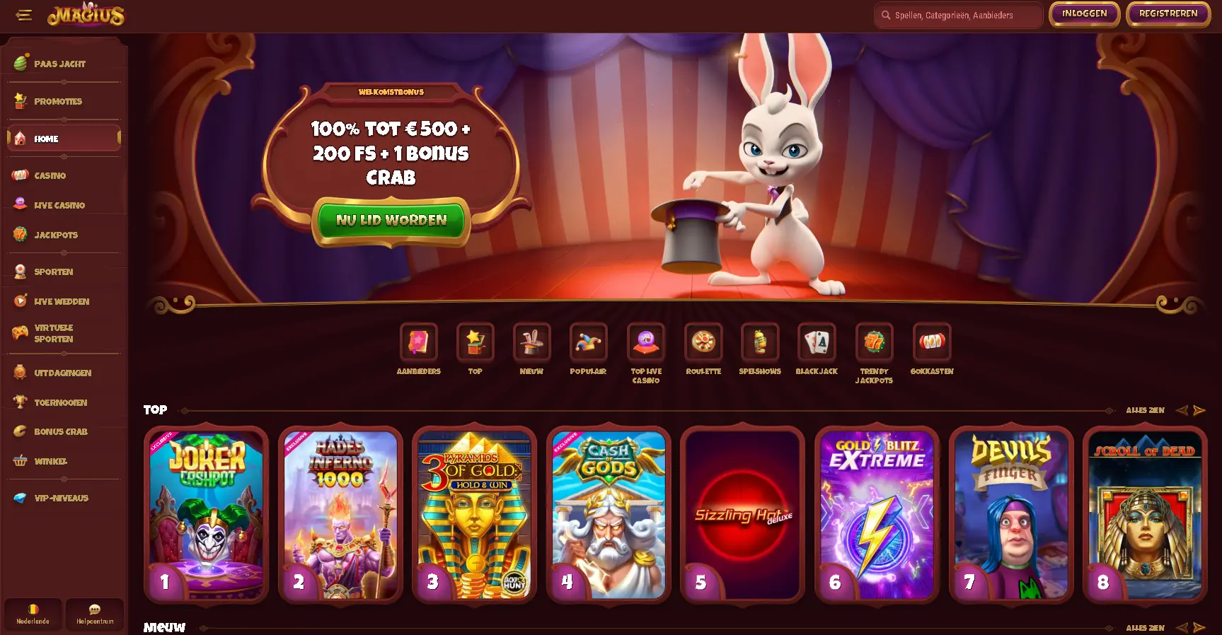 Criteria voor het kiezen van het beste online casino